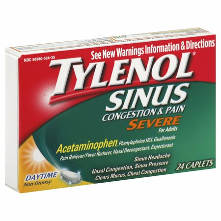JOHNSON & JOHNSON SALES Tylenol Daytime Sinus Severe Caplet 289711